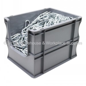 Heavy Duty Stacking Euro Box 40cm 25 Litre Open Front